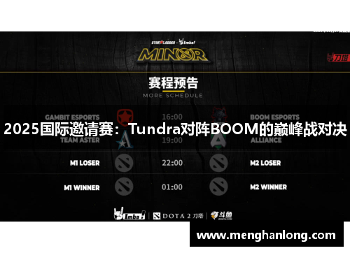 2025国际邀请赛：Tundra对阵BOOM的巅峰战对决