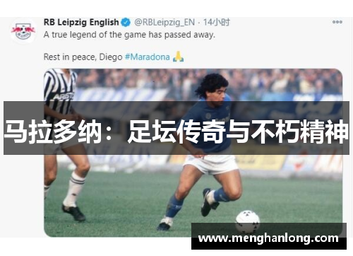 马拉多纳：足坛传奇与不朽精神